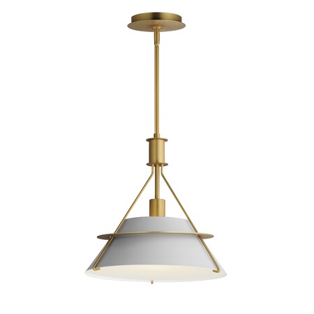 Maxim Lighting Lucas 1-Light Pendant, Natural Aged Brass 25221LFGNAB